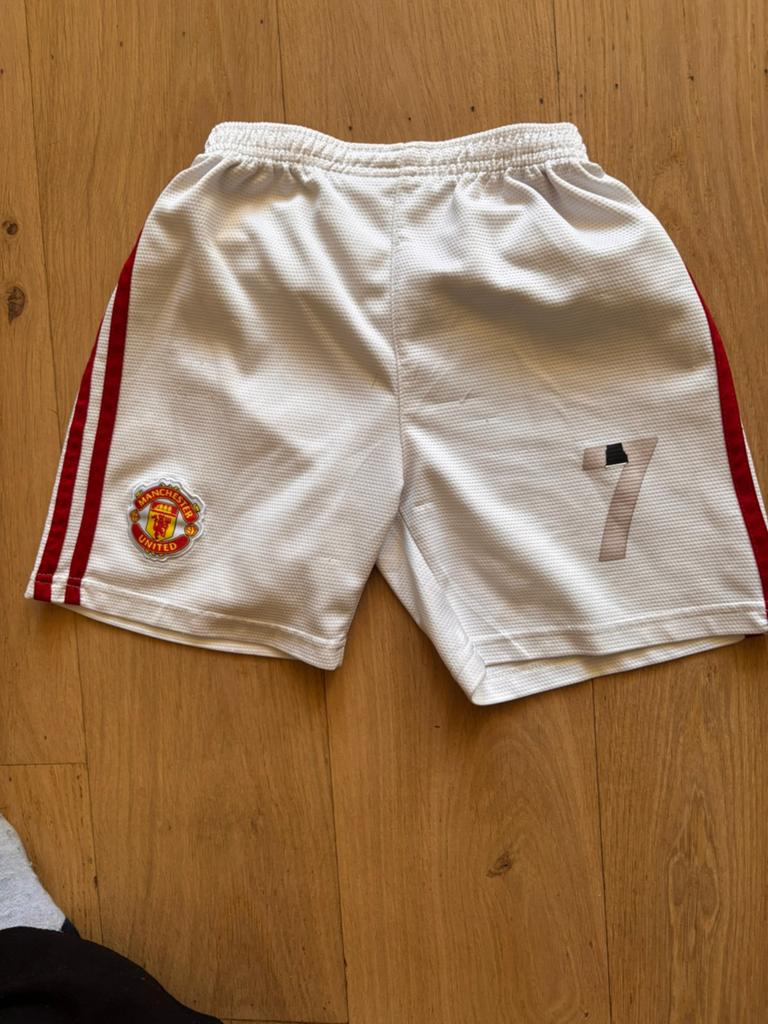 Manchester United voetbalbroekje maat 152, Maat S, Ophalen of Verzenden, Gebruikt, Broek