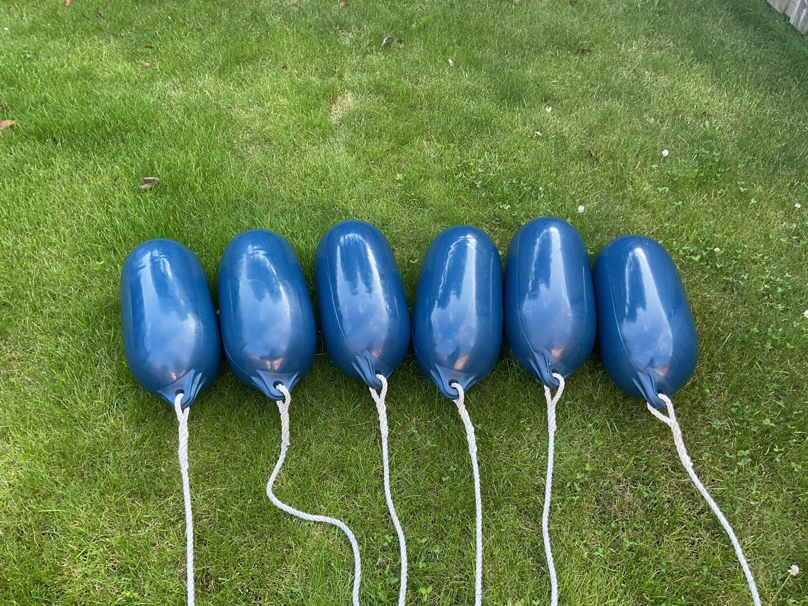 Zes stootwillen zgan met touw 21x62, Ophalen, Zo goed als nieuw, Overige typen
