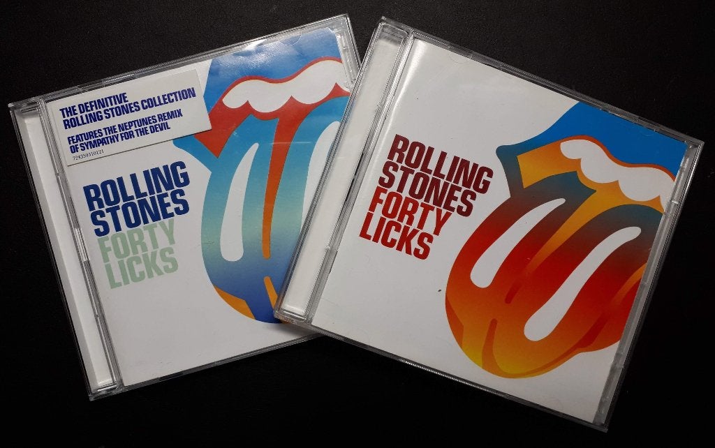 ROLLING STONES - Forty licks (Red / Blue tongue) ( 2CD ), Cd's en Dvd's, Ophalen of Verzenden, Zo goed als nieuw, Classic Rock