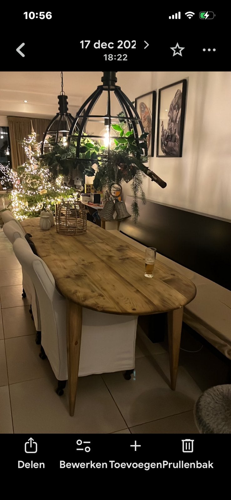 Franse eettafel, Ophalen, Frans, 200 cm of meer, 50 tot 100 cm