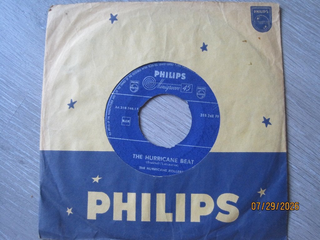 The Hurricane Rollers  -  The Hurricane Beat, Gebruikt, 7 inch, Ophalen of Verzenden, Overige typen