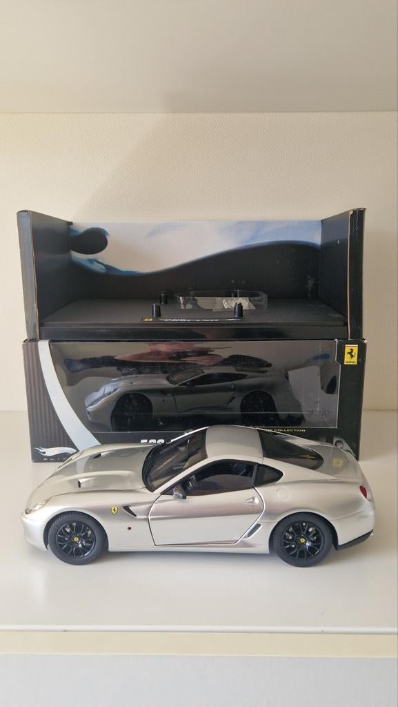 Ferrari 599 GTB Fiorano Hot Wheels Elite 1,:18, Ophalen of Verzenden, Gebruikt, Auto