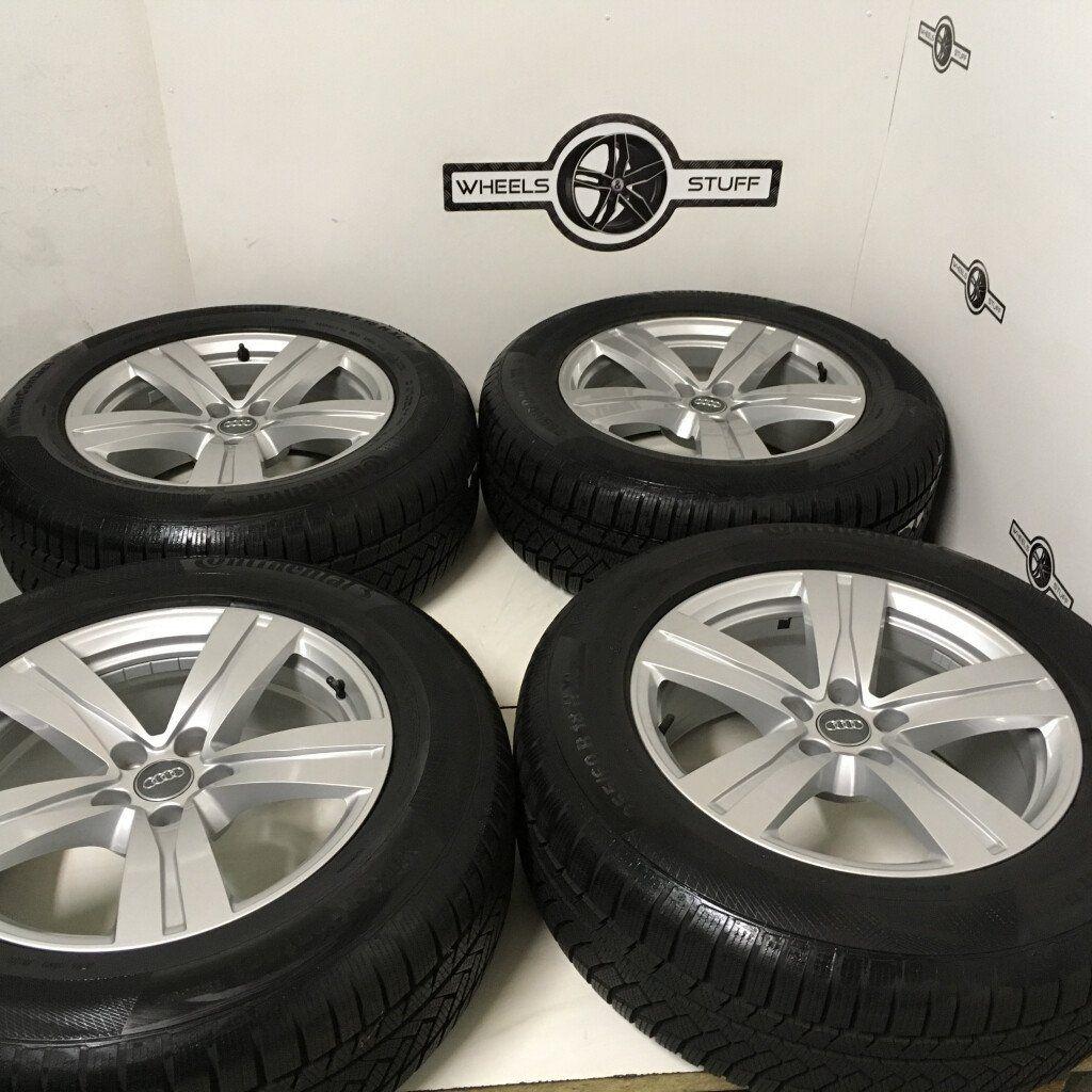 Audi Q7 lichtmetaal velgen 18"inch winterbanden 5x112, Auto-onderdelen, Ophalen, Gebruikt, 18 inch, Banden en Velgen