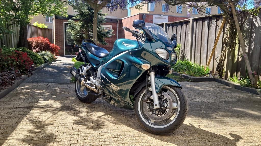 Triumph st sprint 955 uit 2001 compleet met kofferset, 3 cilinders, Particulier, Toermotor, 955 cc