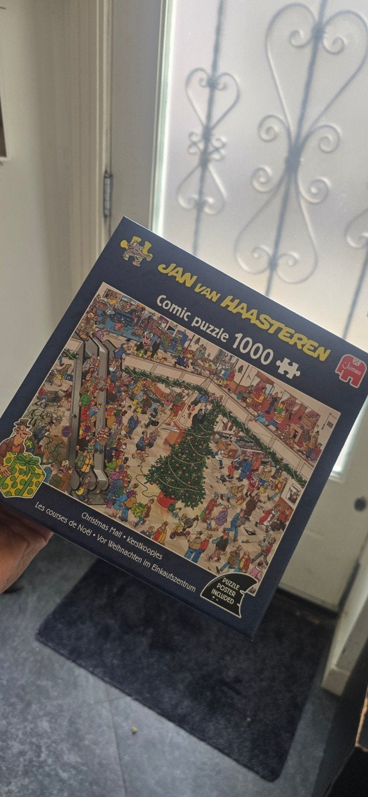 Jan van Haasteren Christmas Mall ruilen, Hobby en Vrije tijd, Ophalen of Verzenden, 500 t/m 1500 stukjes, Zo goed als nieuw, Legpuzzel