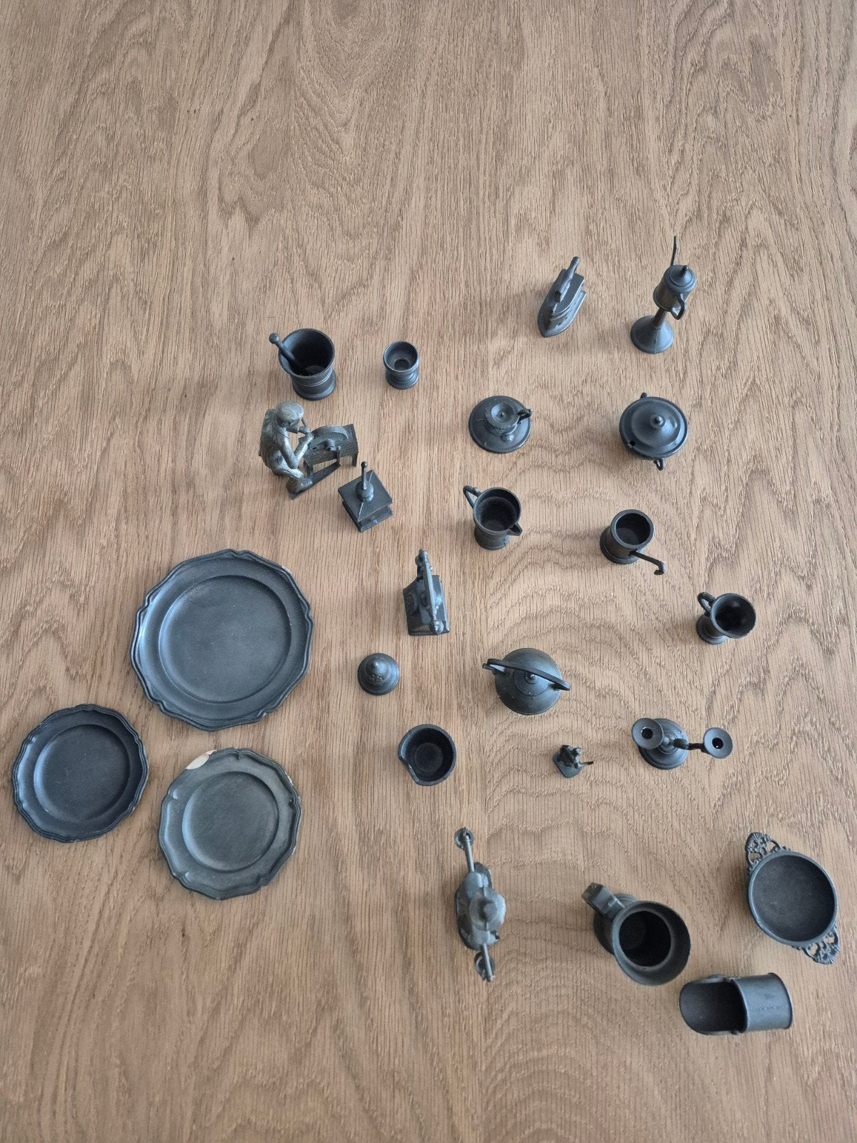 24 Tinnen Miniaturen, Ophalen of Verzenden