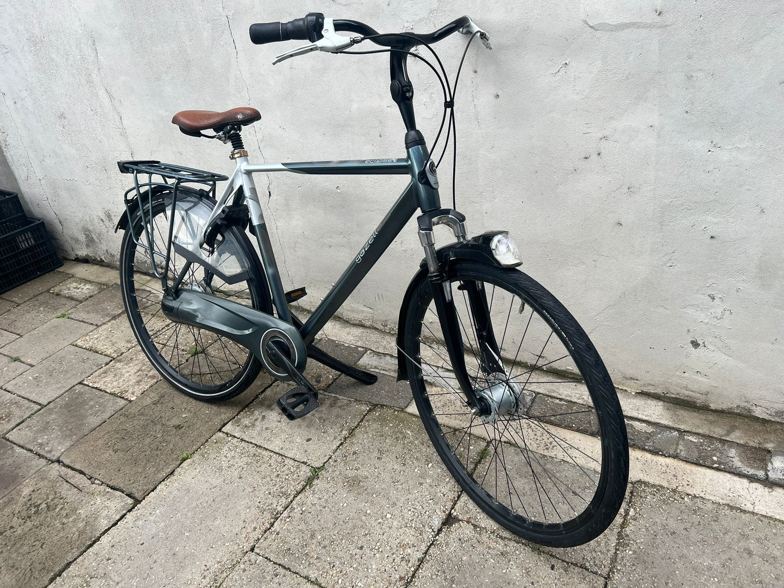 Gazelle Eclips Herenfiets-Jongensfiets C8 H57, Ophalen, Gebruikt, Versnellingen, Gazelle