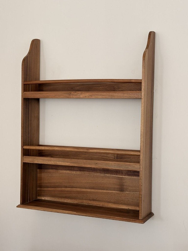 Zara Home acaciahouten kruidenrek, Ophalen, Gebruikt, Riet