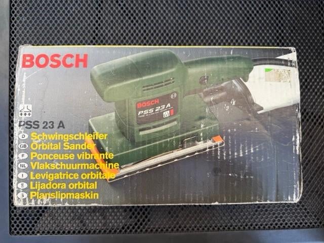 Bosch Schuurmachine, Doe-het-zelf en Verbouw, Gereedschap | Schuurmachines, Ophalen, Gebruikt, Minder dan 600 watt, Vlakschuurmachine