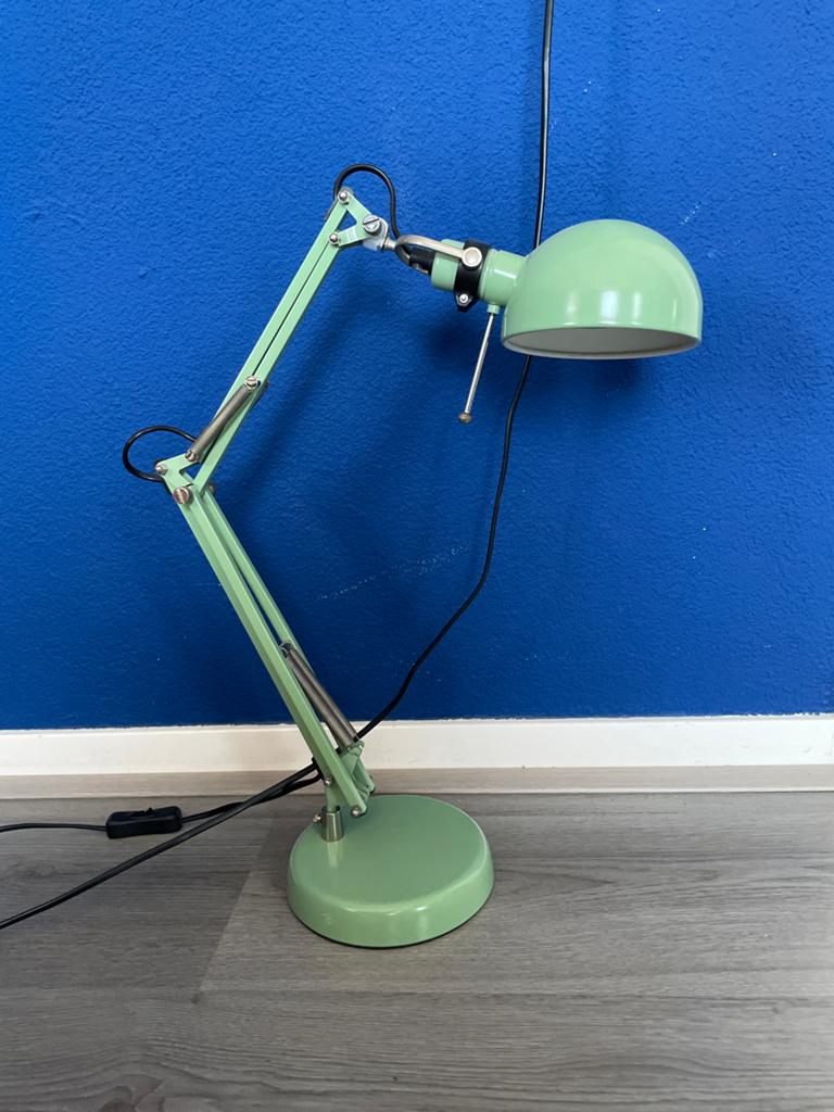 IKEA Forsa bureaulamp lichtgroen - verstelbaar, Ophalen, Zo goed als nieuw