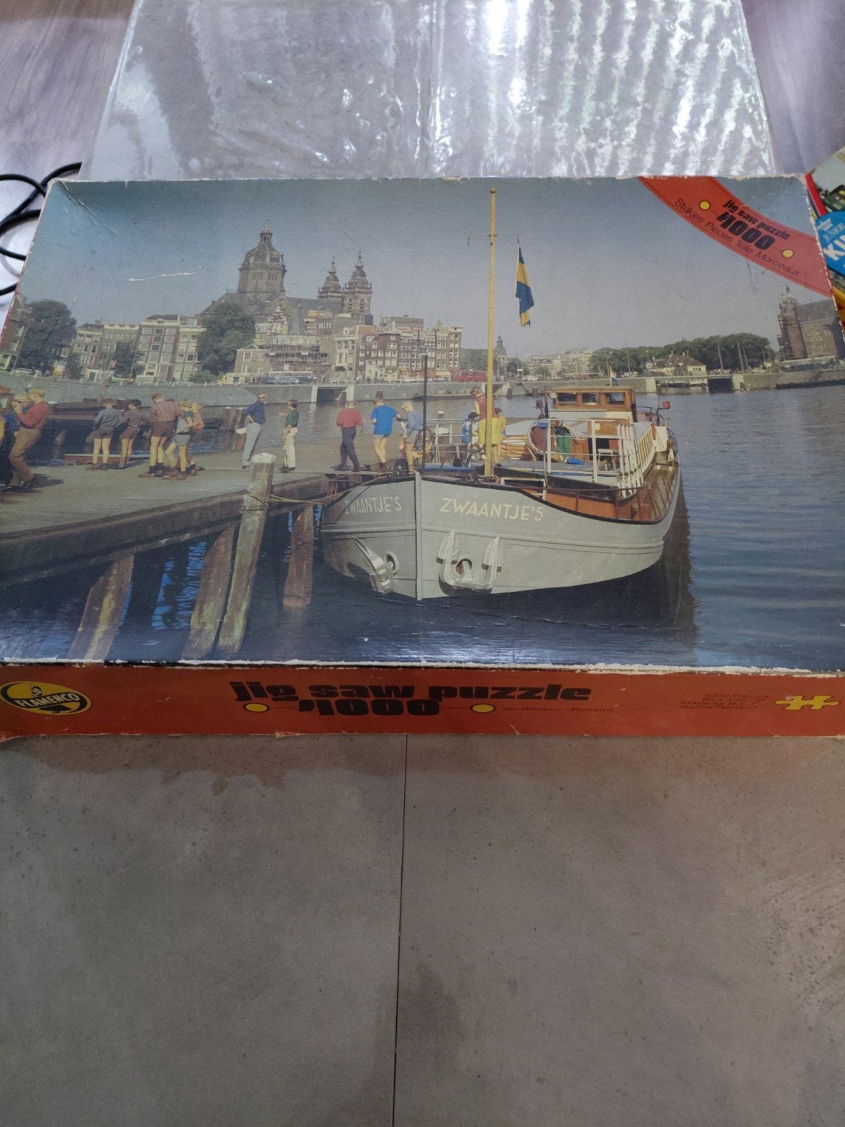 Legpuzzel 4000 stukjes - Zwaantje's Amsterdam, Ophalen, Meer dan 1500 stukjes, Gebruikt, Legpuzzel