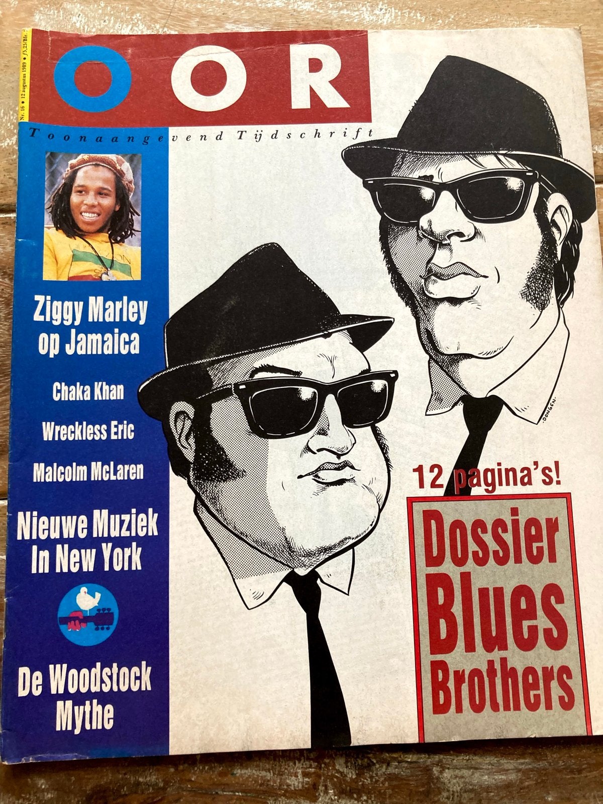 OOR Magazine 1989 BLUES BROTHERS Chaka Khan MALCOLM MCLAREN, Ophalen of Verzenden, Zo goed als nieuw, Muziek, Film of Tv