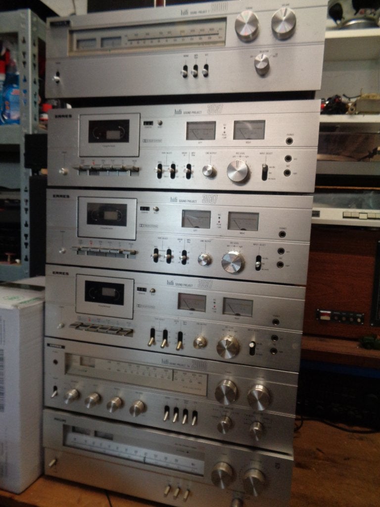 Stapel Erres en Philips apparaten, Ophalen, Gebruikt, Cassettedeck, Overige merken