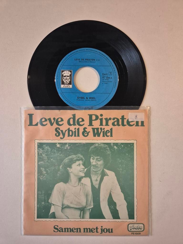 Sybil & Wiel-Leve de piraten, Ophalen of Verzenden, Zo goed als nieuw, Overige formaten, Levenslied of Smartlap