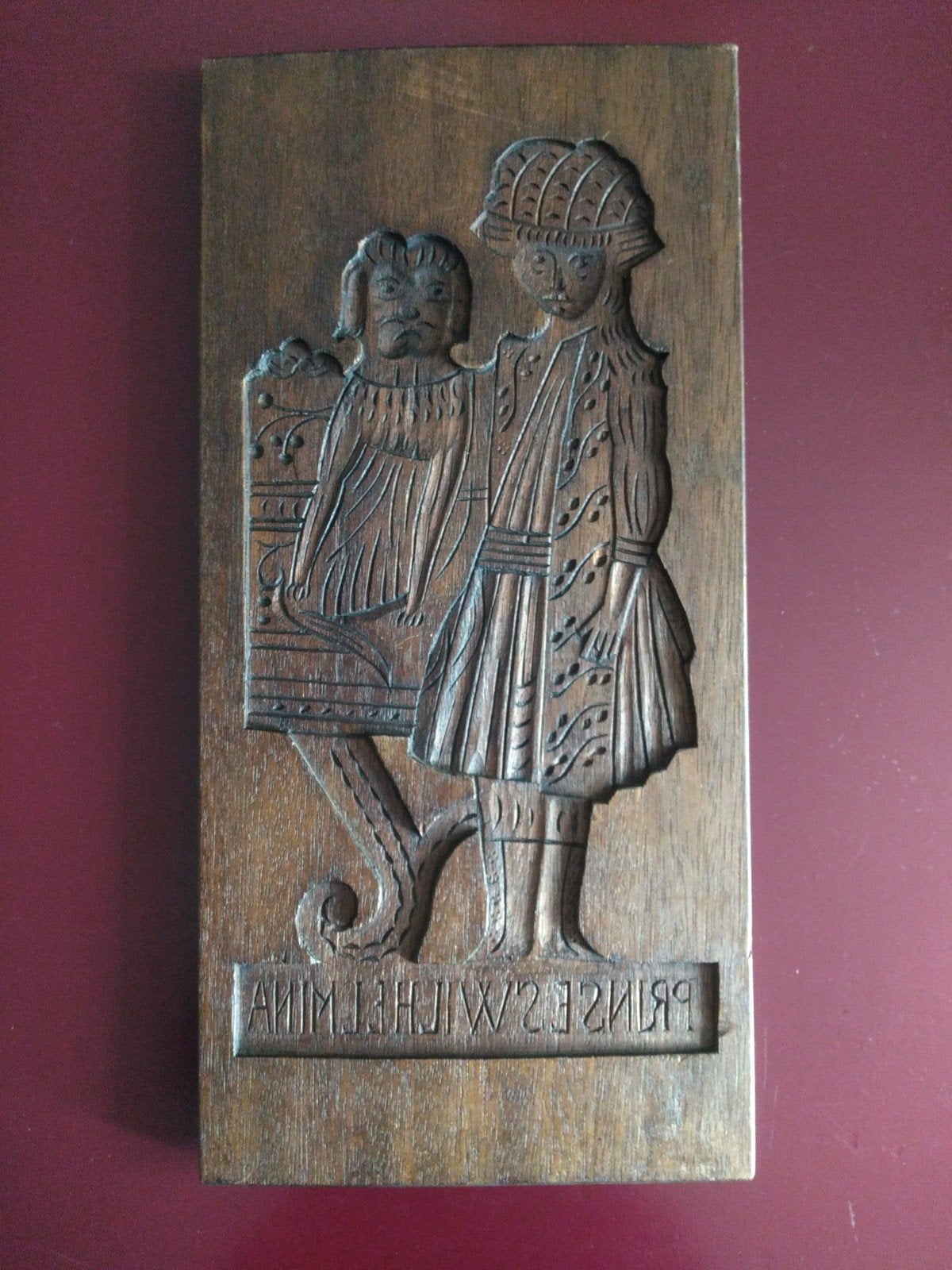 Antieke Speculaas/ Koekplank - Prinses Wilhelmina, Antiek en Kunst, Antiek | Keukenbenodigdheden, Ophalen of Verzenden