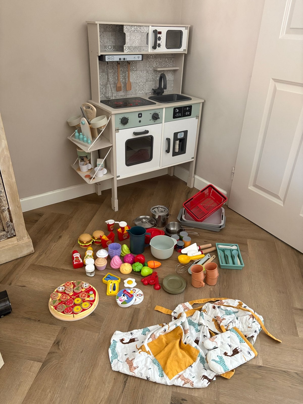 Complete speelkeuken met licht, geluid en accessoires, Ophalen, Zo goed als nieuw, Ontdekken, Met licht