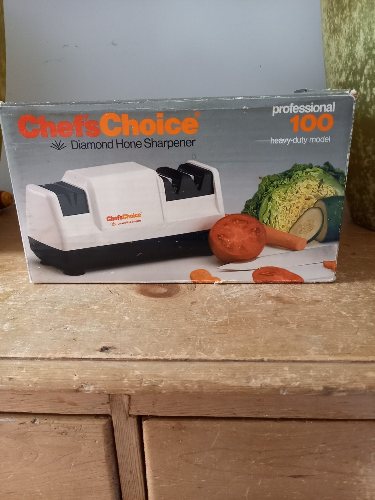 Chef's Choice Diamond Hone Messenslijper Professional 100, Kunststof, Ophalen of Verzenden, Wit, Overige merken