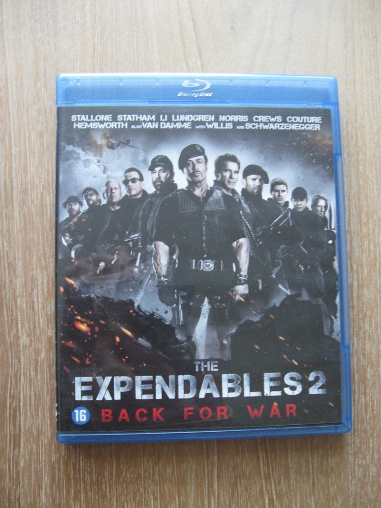 Blu-ray The Expendables 2 Stallone Statham Li Lundgren, Engels, Vanaf 16 jaar, Nederlands, Film