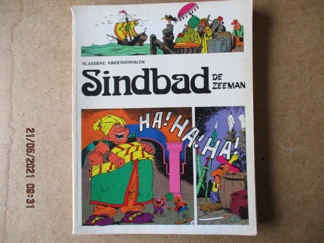 adv2468 sindbad de zeeman, Boeken, Eén stripboek, Ophalen, Gelezen