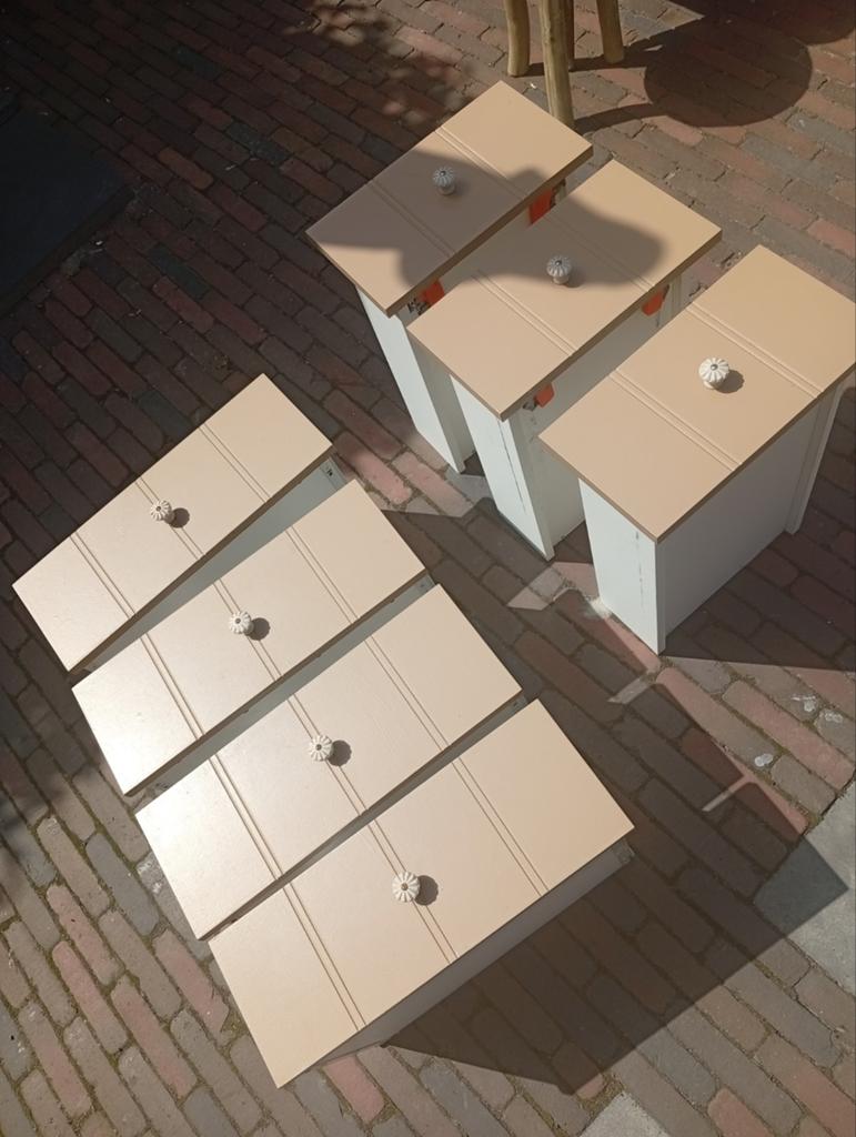 Hout laden uit badkamer, Huis en Inrichting, Badkamer | Badkamermeubels, Ophalen, 25 tot 50 cm, Minder dan 100 cm