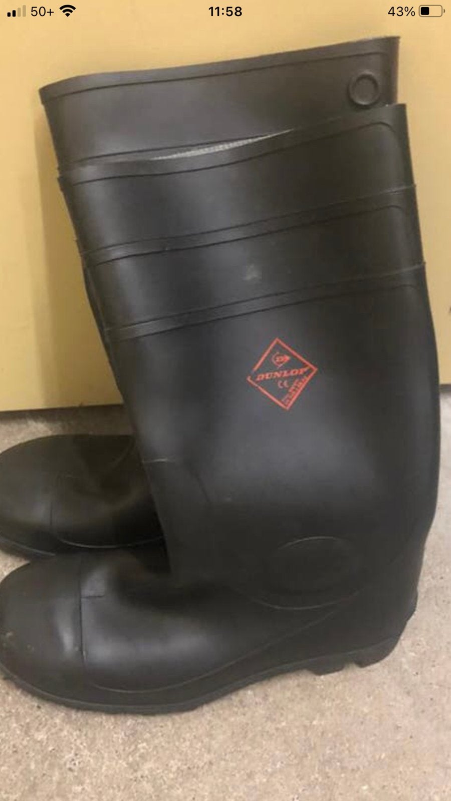 Dunlop veiligheidslaarzen 43, Ophalen, Nieuw