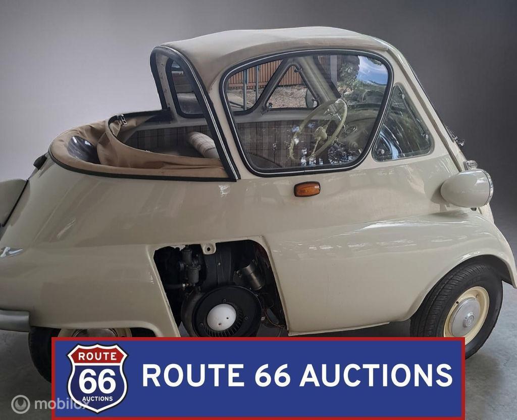 BMW Isetta 300 | 1960 | Route 66 Auctions, Overige carrosserieën, Zwart, Bedrijf, Handgeschakeld