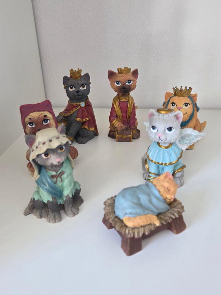 Kerststal van katten, Ophalen of Verzenden, Nieuw