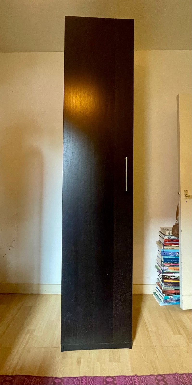 Donkerbruine IKEA Pax kledingkast met legplanken en lade, Ophalen, Minder dan 50 cm, 200 cm of meer, Zo goed als nieuw