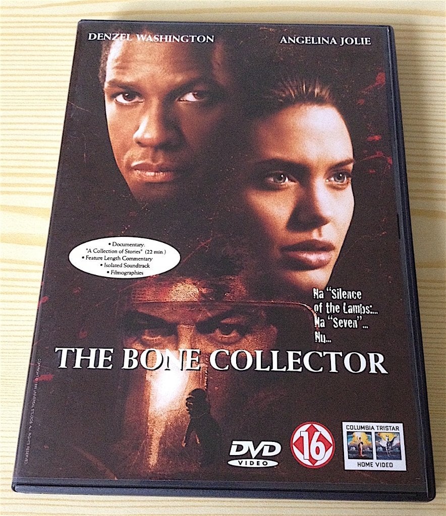 dvd The Bone Collector (Denzel Washington, Angelina Jolie), Ophalen, Engels, Vanaf 16 jaar, Nederlands