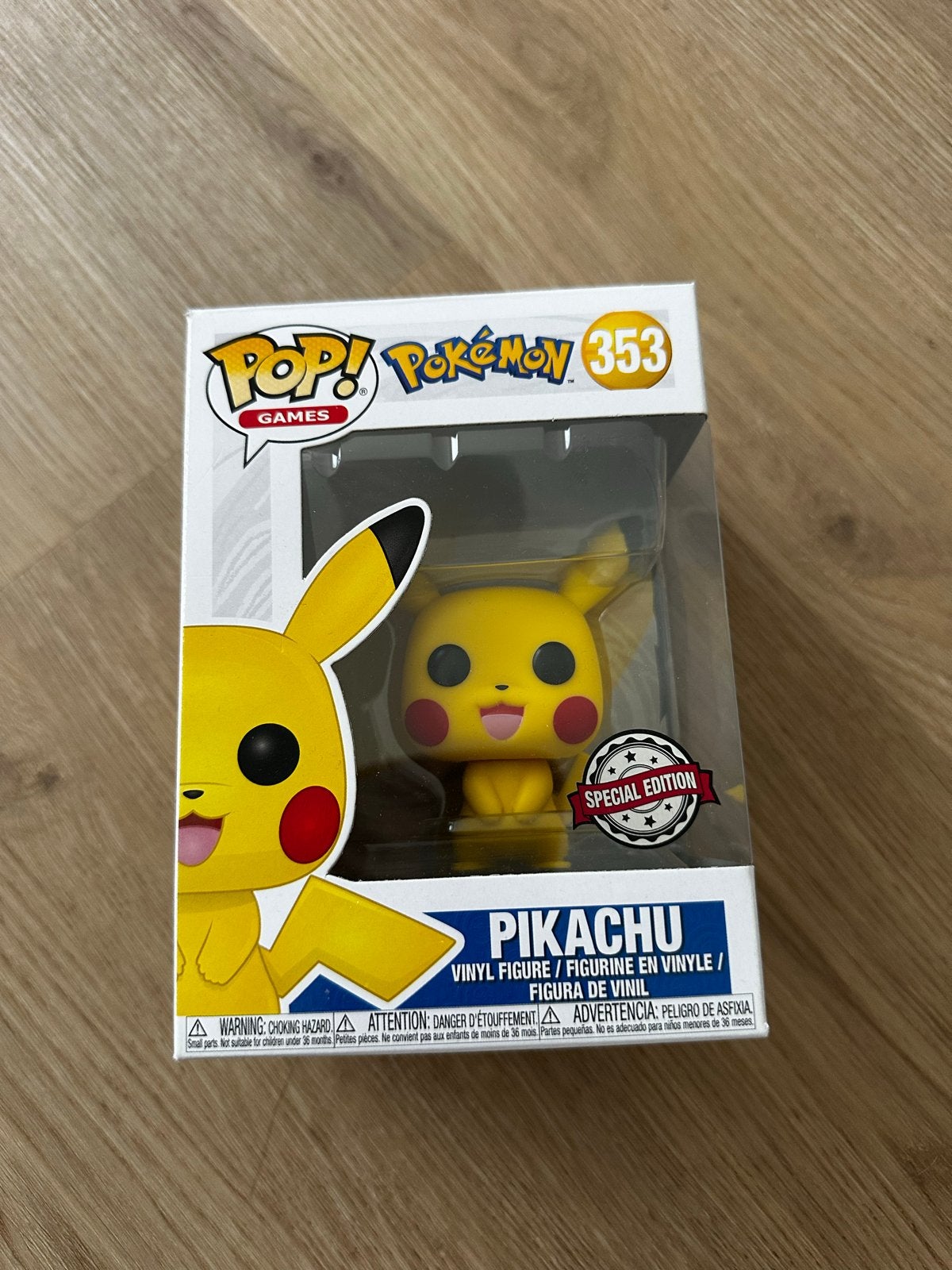 Funko Pop! Pokémon Pikachu #353 Special Edition, Ophalen of Verzenden, Nieuw