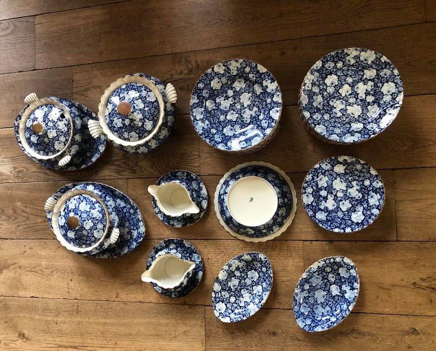 Antiek Servies mosa, Ophalen of Verzenden