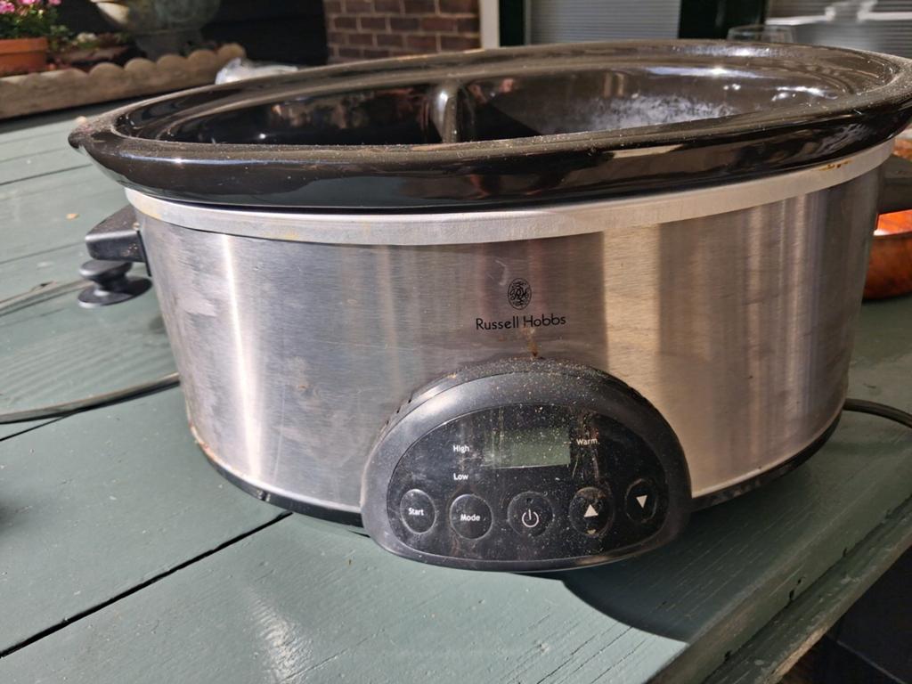 Russel hobbs, pan in tweeën gedeeld door middenstuk, Ophalen