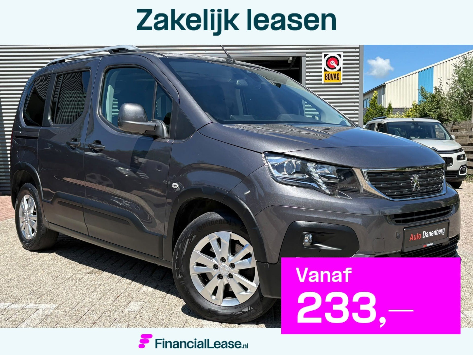 Peugeot Rifter 1.2 Puretech Allure PANO, NIEUWE-DISTRIBUTIE,, Voorwielaandrijving, Zwart, 1199 cc, Origineel Nederlands