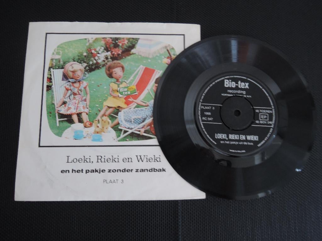 Reclame single van Biotex uit 1968, Ophalen of Verzenden, Gebruikt, Gebruiksvoorwerp