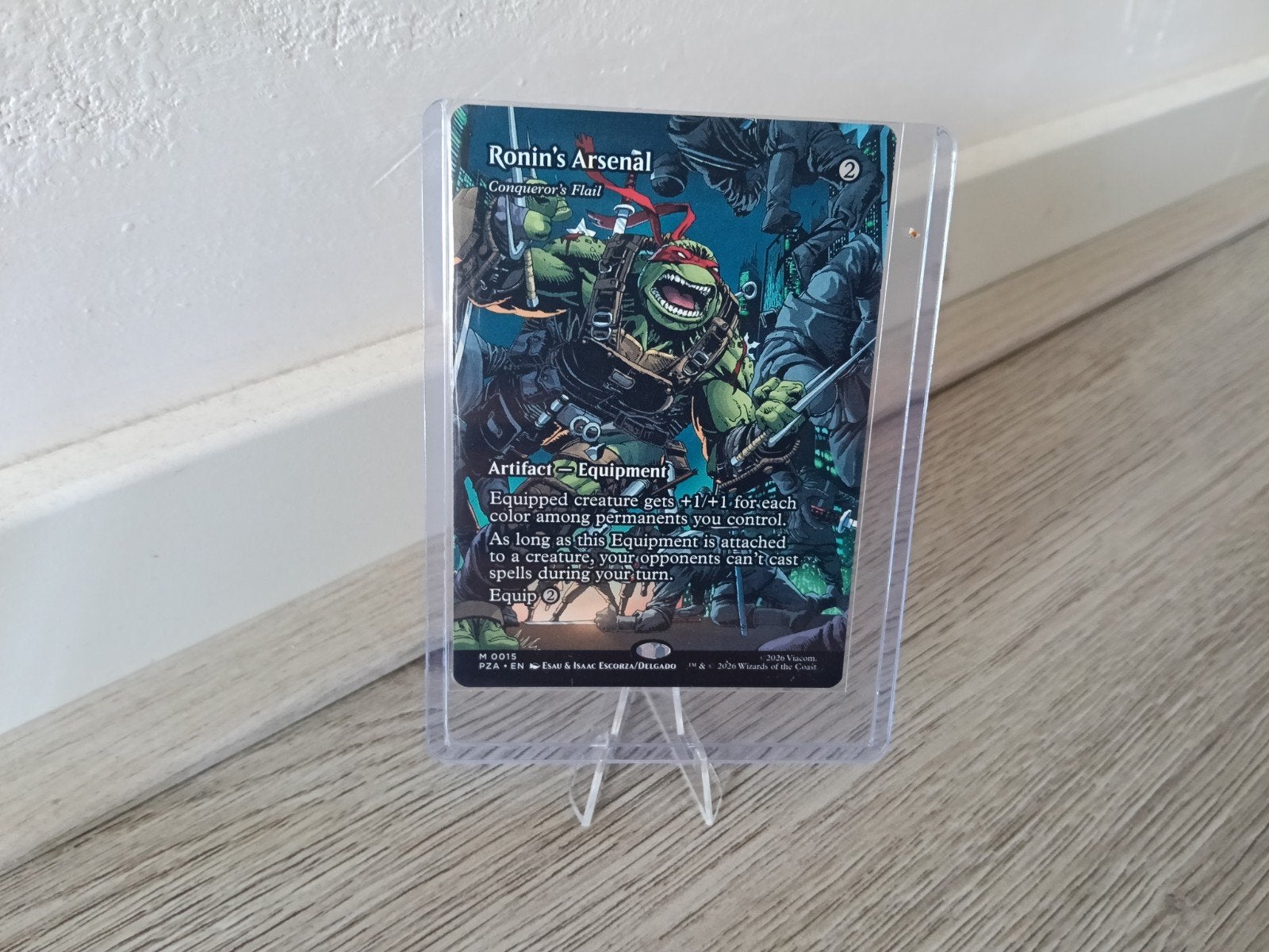 TMNT TCG Magic Turtles Foil Divers Pizza Cards, Hobby en Vrije tijd, Ophalen of Verzenden, Zo goed als nieuw, Losse kaart, Foil
