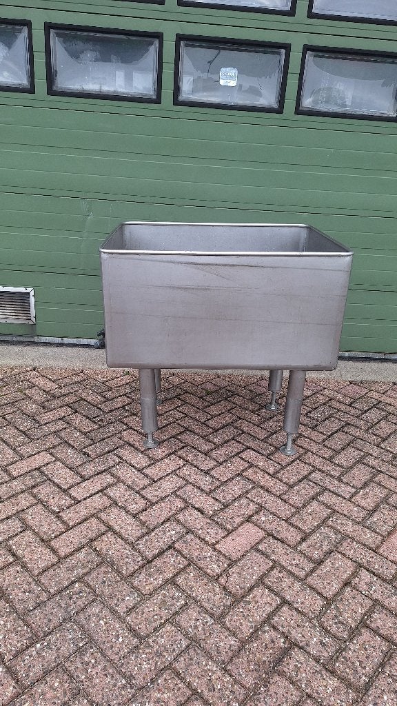 RVS Waterbak Vleesbak Visbak 400 Liter, Ophalen, Gebruikt, RVS, Industriepark 2a 9351PA Leek