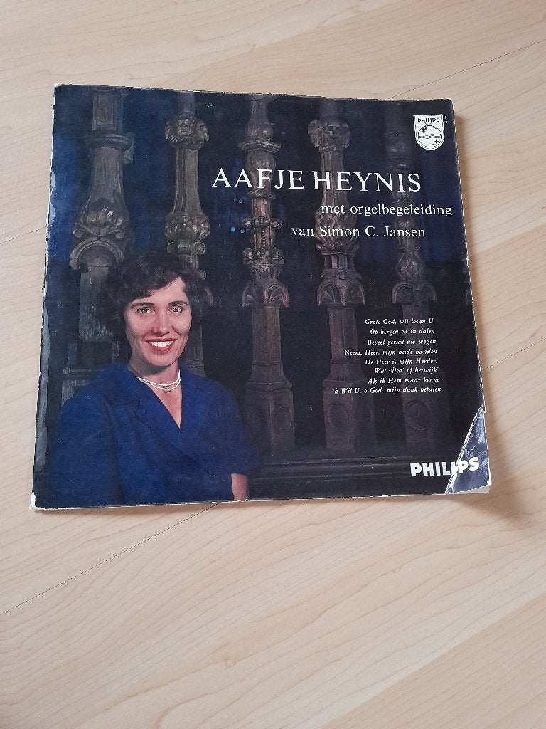 LP AAFJE HEYNIS MET ORGELBEGELEIDING VAN SIMON C JANSEN, Ophalen of Verzenden, Gebruikt, 12 inch