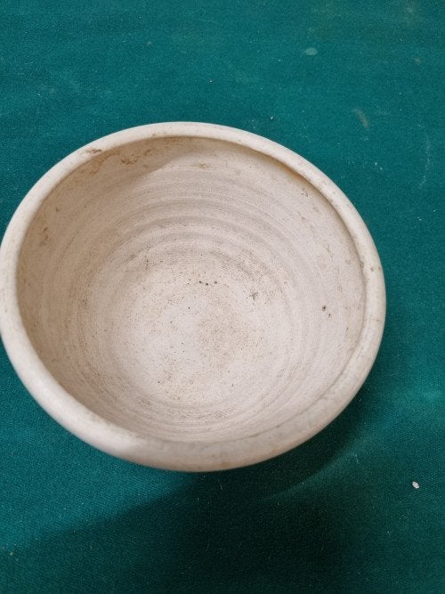 Bloempot creme aardewerk gesigneerd, Ophalen of Verzenden, 'T Olde Gre-j, Info@toldegrej.nl, Endepoelstraat 20f Didam