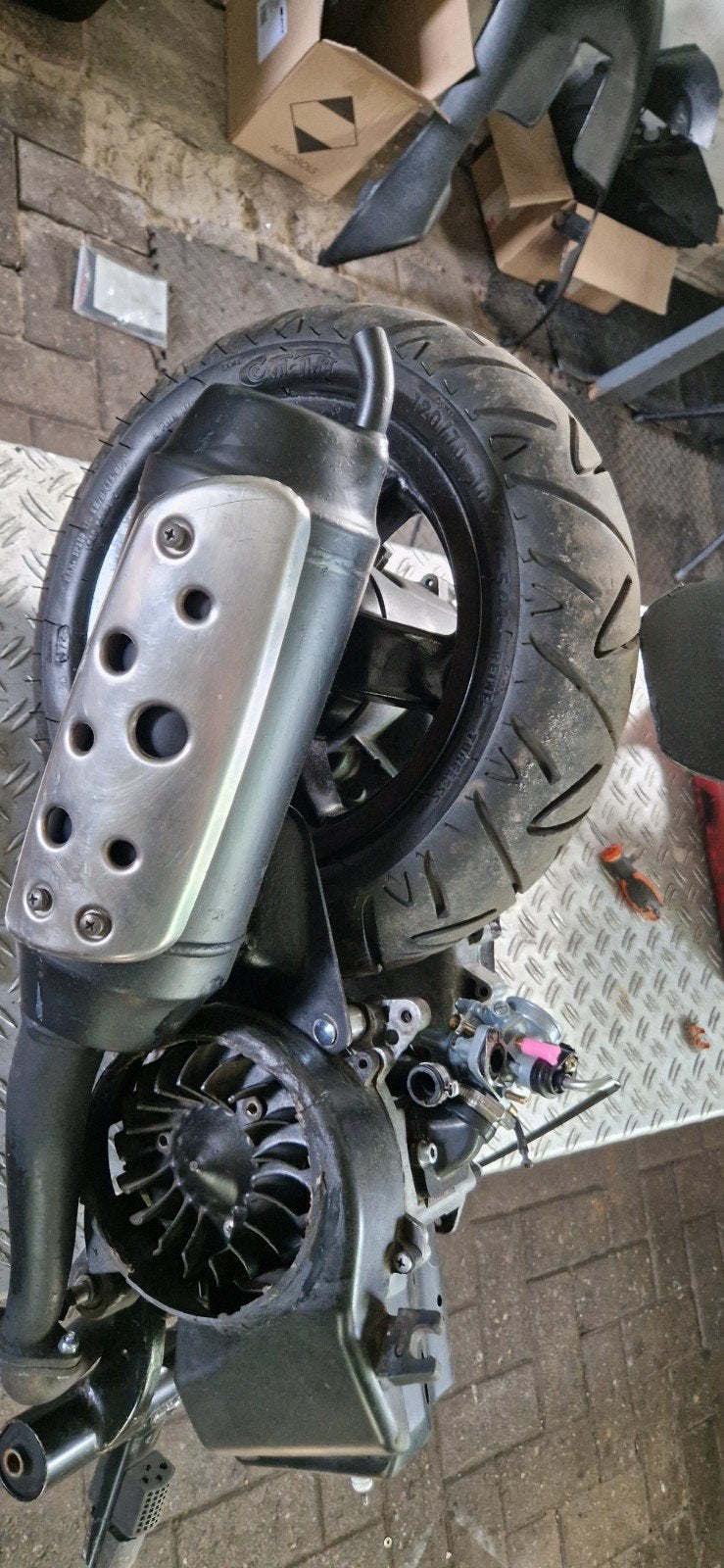 c38 snor blok piaggio, Fietsen en Brommers, Ophalen of Verzenden