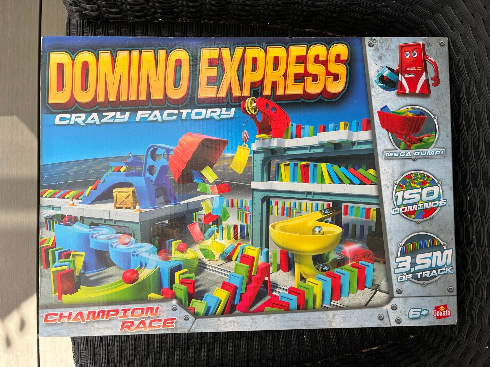 Domino Express Crazy Factory Champion Race Goliath, Ophalen of Verzenden, Nieuw, Jongen of Meisje