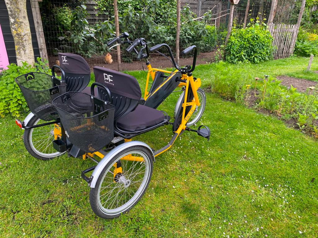 PF Mobility Duofiets - Gezellig Samen Fietsen!, Ophalen of Verzenden, Gebruikt, Trommelrem