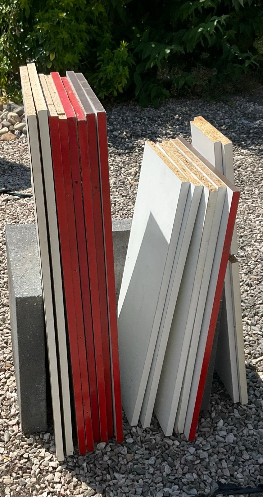 Witte oude kastplanken, Doe-het-zelf en Verbouw, Hout en Planken, Ophalen, Gebruikt, Minder dan 25 mm, Plank