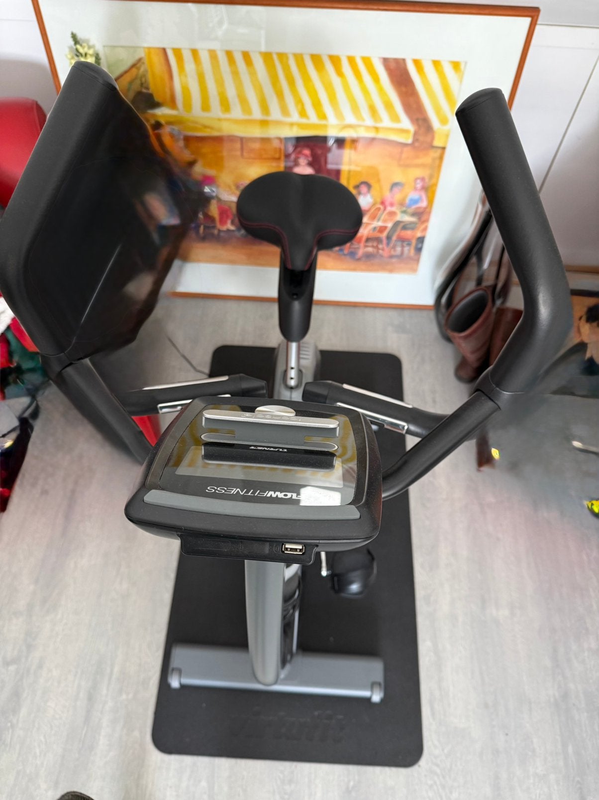 Flow Fitness DHT2000i Hometrainer, Ophalen, Zo goed als nieuw, Hometrainer