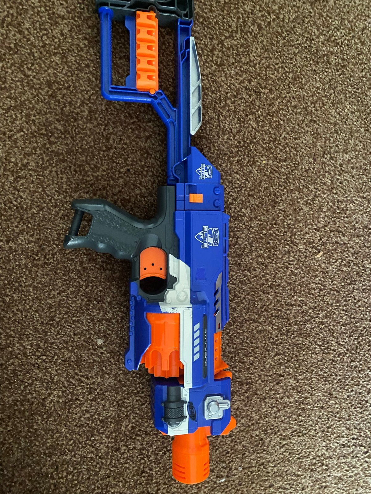 Nerf N-Strike Elite Stockade Blaster, Ophalen of Verzenden, Gebruikt, Jongen of Meisje