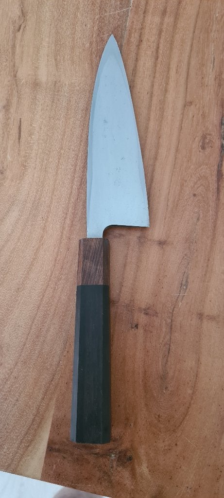 Links handige Japanse Deba, Huis en Inrichting, Overige materialen, Gebruikt, Verzenden, Los bestek