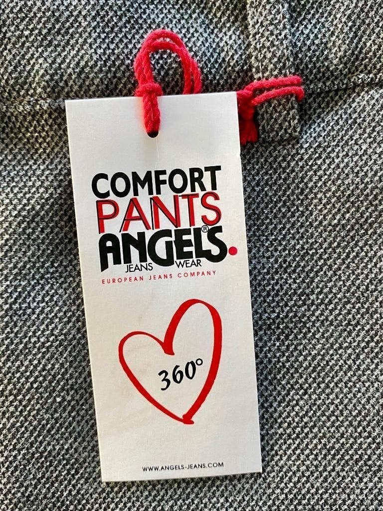 H874 Nieuw: Angels maat 36=S comfort broek Marlene grijs, Nieuw, Ophalen of Verzenden, Angels, Maat 36 (S)