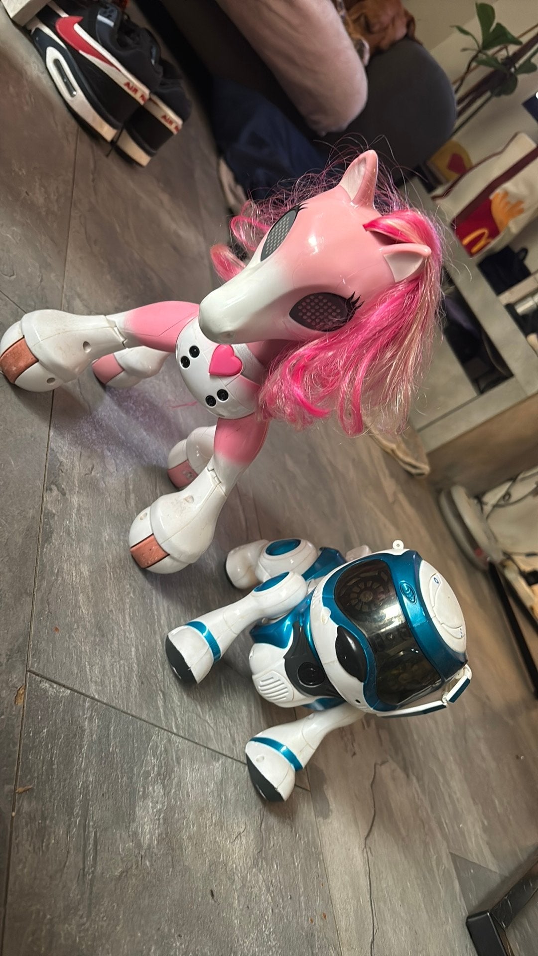 Robot hond en paard, Ophalen, Gebruikt