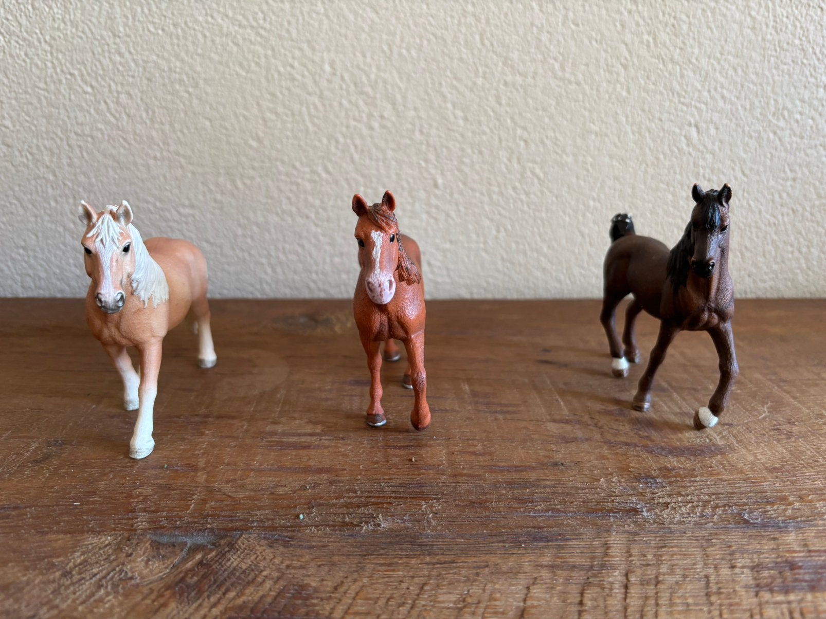Schleich paardenset E – 3 paarden, Ophalen of Verzenden, Gebruikt
