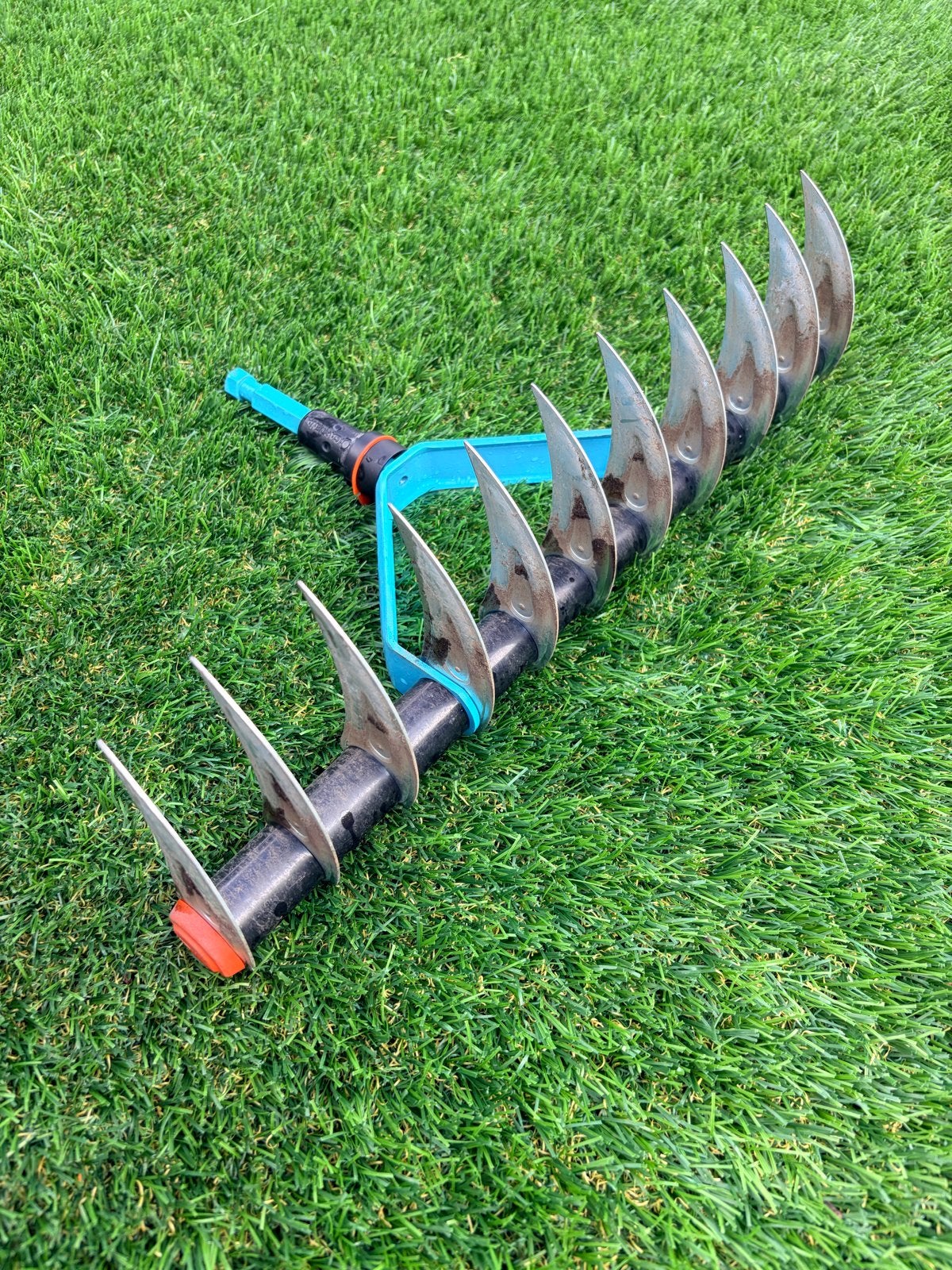 Gardena verticuteerhark, Ophalen of Verzenden, Gebruikt, Hark