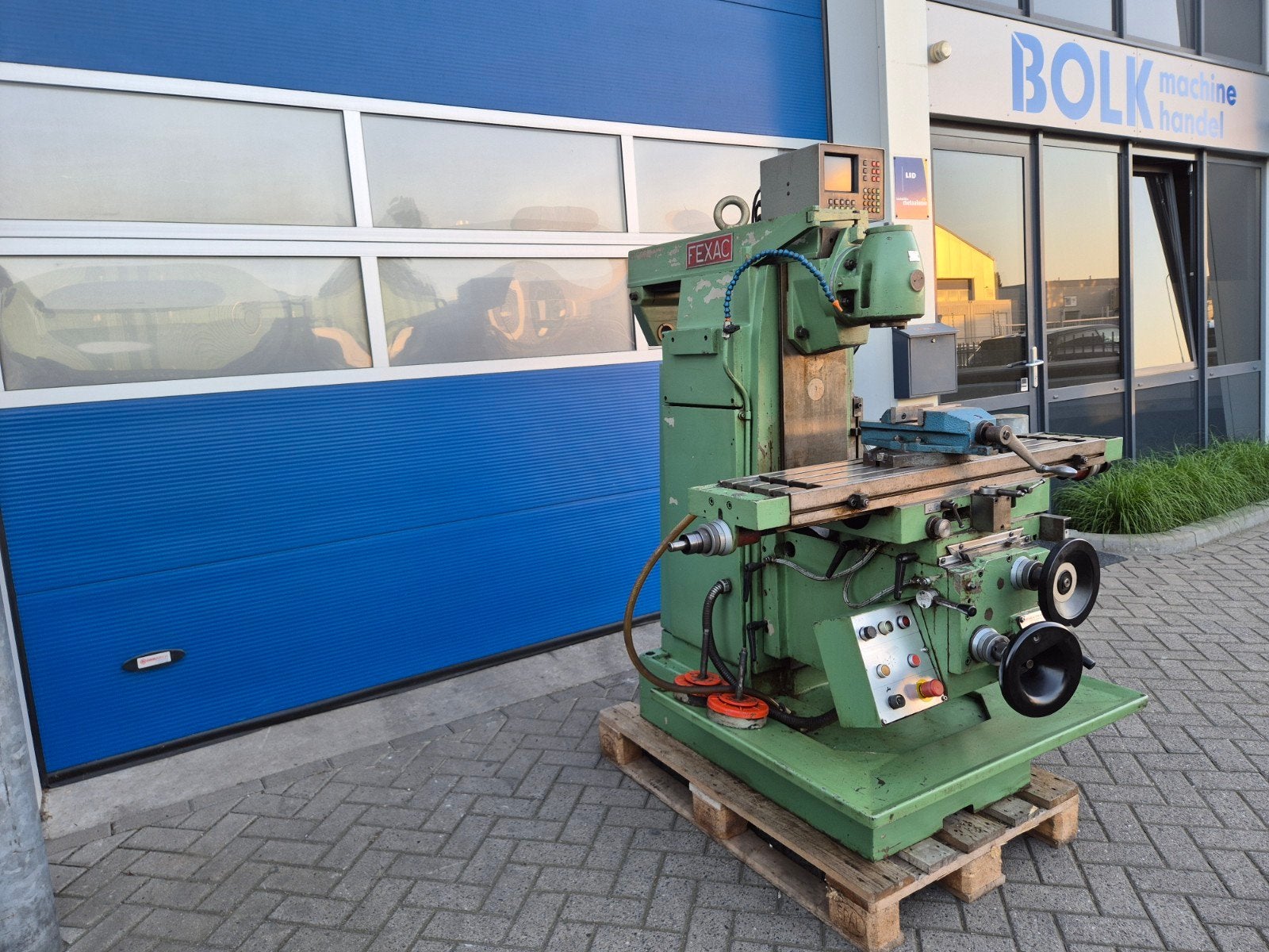 FEXAC UP Universele Freesbank Digitaal en Rohm machineklem!, Gebruikt, Overige soorten, Ophalen of Verzenden, FEXAC